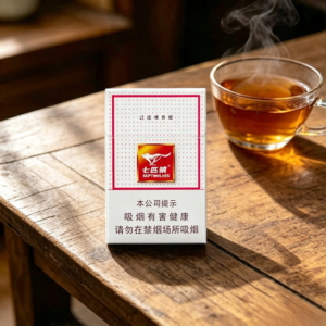 Septwolves White cigarettes premium Chinese tobacco brand white packaging