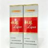 Lijun Cigarettes classic Chinese tobacco pack featuring red and white packaging, traditional Chinese cigarette brand design